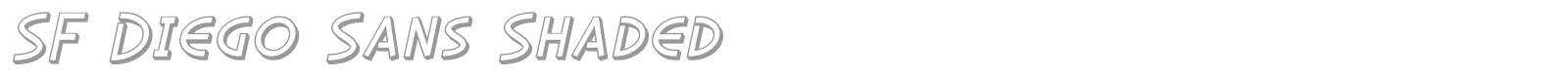 SF Diego Sans font preview